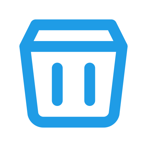 Trash bin icon representing junk removal services for Squeaky Clean Boyz.